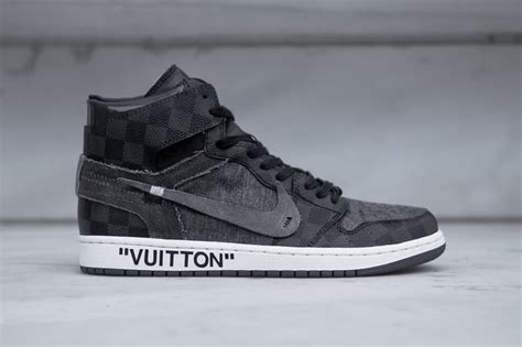 jordan 1 louis vuitton black|louis vuitton jordan 1 price.